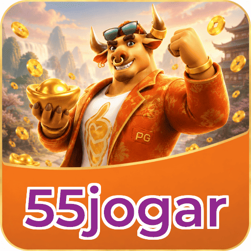 55jogar Logo - Bônus com Rollover Justo